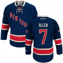 Adult Authentic New York Rangers Conor Allen Navy Blue Alternate Official Reebok Jersey