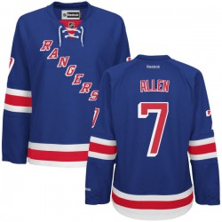 Women's Authentic New York Rangers Conor Allen Royal Blue Home Official Reebok Jersey