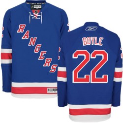 Adult Authentic New York Rangers Dan Boyle Royal Blue Home Official Reebok Jersey