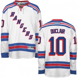 Adult Authentic New York Rangers Anthony Duclair White Away Official Reebok Jersey