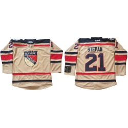 Adult Authentic New York Rangers Derek Stepan Cream 2012 Winter Classic Official Reebok Jersey