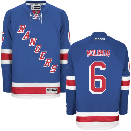 Adult Authentic New York Rangers Dylan Mcilrath Royal Blue Home Official Reebok Jersey