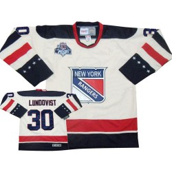 Adult Authentic New York Rangers Henrik Lundqvist White Winter Classic Official Reebok Jersey