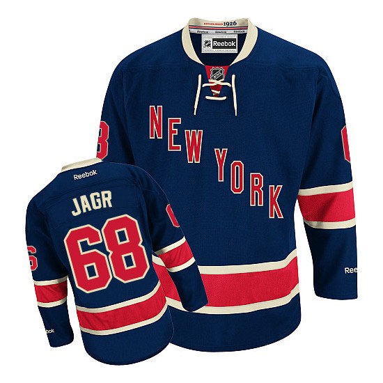 New York Rangers Jaromir Jagr Navy Blue 