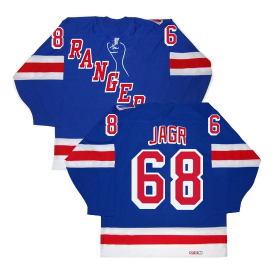 Jaromir Jagr New York Rangers Men's Royal Backer T-Shirt 