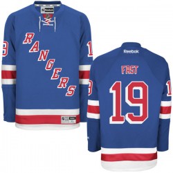 Adult Authentic New York Rangers Jesper Fast Royal Blue Home Official Reebok Jersey