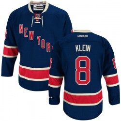 Adult Authentic New York Rangers Kevin Klein Navy Blue Alternate Official Reebok Jersey