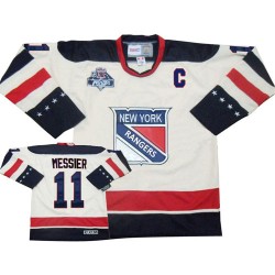 Adult Authentic New York Rangers Mark Messier White Winter Classic Official Reebok Jersey