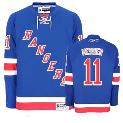 Women's Authentic New York Rangers Mark Messier Royal Blue Home Official Reebok Jersey
