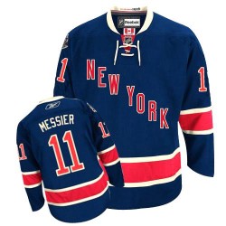 Women's Premier New York Rangers Mark Messier Navy Blue Third Official Reebok Jersey