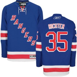 Adult Authentic New York Rangers Mike Richter Royal Blue Home Official Reebok Jersey