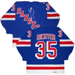 Adult Authentic New York Rangers Mike Richter Royal Blue New Throwback Official CCM Jersey