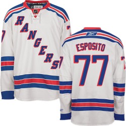 Adult Authentic New York Rangers Phil Esposito White Away Official Reebok Jersey
