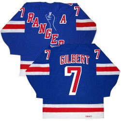 Adult Authentic New York Rangers Rod Gilbert Royal Blue New Throwback Official CCM Jersey
