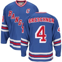 New York Rangers Ron Greschner Official Royal Blue CCM Authentic Adult Heroes of Hockey Alumni Throwback Jersey