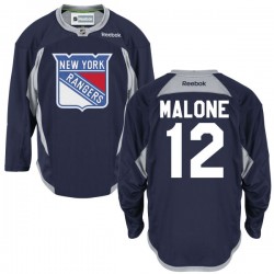 Adult Authentic New York Rangers Ryan Malone Navy Blue Alternate Official Reebok Jersey