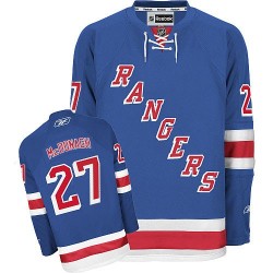 Adult Authentic New York Rangers Ryan McDonagh Royal Blue Home Official Reebok Jersey