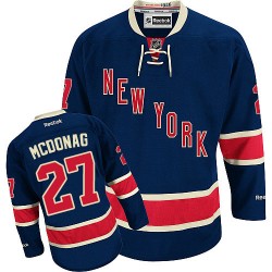 Youth Authentic New York Rangers Ryan McDonagh Navy Blue Third Official Reebok Jersey