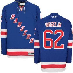 Adult Authentic New York Rangers Carl Hagelin Royal Blue Home Official Reebok Jersey