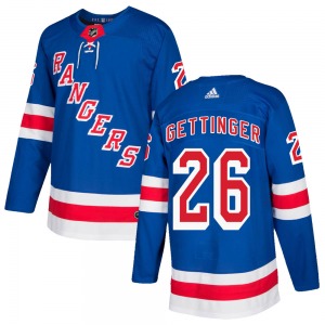 Adult Authentic New York Rangers Tim Gettinger Royal Blue Home Official Adidas Jersey