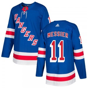 Adult Authentic New York Rangers Mark Messier Royal Blue Home Official Adidas Jersey