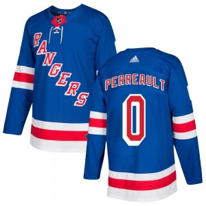 Adult Authentic New York Rangers Gabriel Perreault Royal Blue Home Official Adidas Jersey