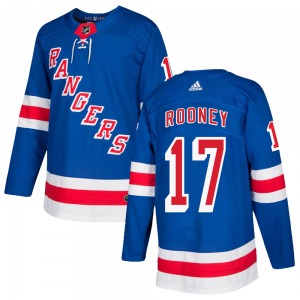 Adult Authentic New York Rangers Kevin Rooney Royal Blue Home Official Adidas Jersey