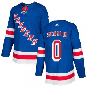 Adult Authentic New York Rangers Brandon Scanlin Royal Blue Home Official Adidas Jersey