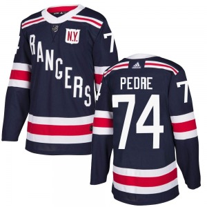 Adult Authentic New York Rangers Vince Pedrie Navy Blue 2018 Winter Classic Home Official Adidas Jersey