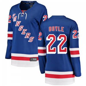 Women's Breakaway New York Rangers Dan Boyle Blue Home Official Fanatics Branded Jersey