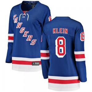 Women's Breakaway New York Rangers Kevin Klein Blue Home Official Fanatics Branded Jersey