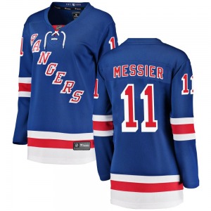 Women's Breakaway New York Rangers Mark Messier Blue Home Official Fanatics Branded Jersey