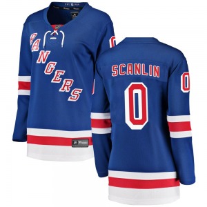 Women's Breakaway New York Rangers Brandon Scanlin Blue Home Official Fanatics Branded Jersey
