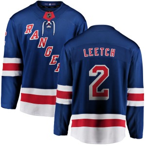 Adult Breakaway New York Rangers Brian Leetch Blue Home Official Fanatics Branded Jersey