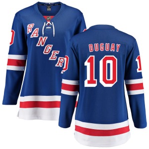 Women's Breakaway New York Rangers Ron Duguay Blue Home Official Fanatics Branded Jersey