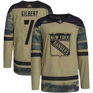 Youth Authentic New York Rangers Rod Gilbert Camo Military Appreciation Practice Official Adidas Jersey