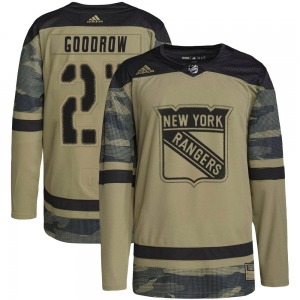 Youth Authentic New York Rangers Barclay Goodrow Camo Military Appreciation Practice Official Adidas Jersey