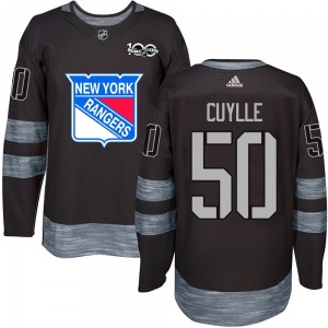 Youth Authentic New York Rangers Will Cuylle Black 1917-2017 100th Anniversary Official Jersey
