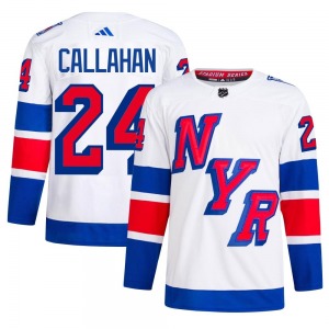 Adult Authentic New York Rangers Ryan Callahan White 2024 Stadium Series Primegreen Official Adidas Jersey