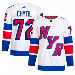 Adult Authentic New York Rangers Filip Chytil White 2024 Stadium Series Primegreen Official Adidas Jersey