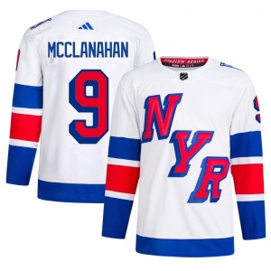 Adult Authentic New York Rangers Rob Mcclanahan White 2024 Stadium Series Primegreen Official Adidas Jersey