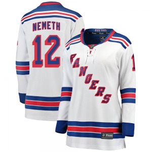 Women's Breakaway New York Rangers Patrik Nemeth White Away Official Fanatics Branded Jersey