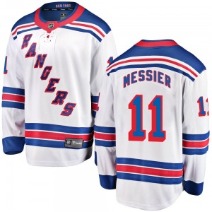 Adult Breakaway New York Rangers Mark Messier White Away Official Fanatics Branded Jersey