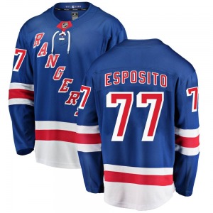 Adult Breakaway New York Rangers Phil Esposito Blue Home Official Fanatics Branded Jersey