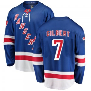 Adult Breakaway New York Rangers Rod Gilbert Blue Home Official Fanatics Branded Jersey