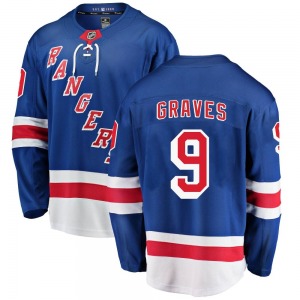 Adult Breakaway New York Rangers Adam Graves Blue Home Official Fanatics Branded Jersey