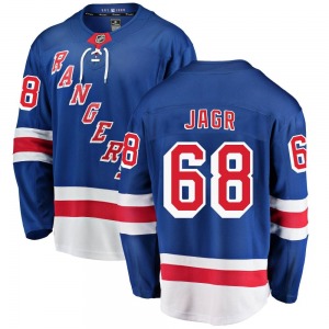 Adult Breakaway New York Rangers Jaromir Jagr Blue Home Official Fanatics Branded Jersey