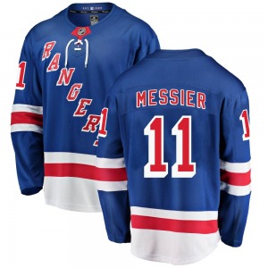Adult Breakaway New York Rangers Mark Messier Blue Home Official Fanatics Branded Jersey