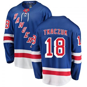 Adult Breakaway New York Rangers Walt Tkaczuk Blue Home Official Fanatics Branded Jersey