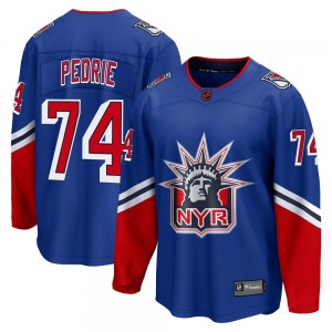 Adult Breakaway New York Rangers Vince Pedrie Royal Special Edition 2.0 Official Fanatics Branded Jersey